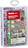 fischer Meister-Box Wohnraum, 132-teiliges Dübelset, 6-10 mm Durchmesser, für...
