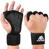 flintronic Offene Trainingshandschuhe, Fitness Handschuhe Herren Damen mit...