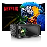Beamer 4K Passend für Netflix Dolby Audio 30000L Smart Mini Beamer Heimkino...