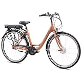 TRETWERK 28 Zoll E-Bike Cloud Mars Metal - E-Citybike Damen Fahrrad mit 7 Gang...