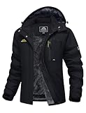 MAGCOMSEN Skijacke Damen Übergangsjacke Winter Outdoor Winterjacke Fleecejacke...