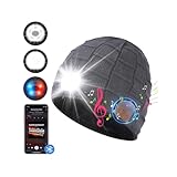 INHDBOX 2023 Neu Bluetooth Beanie Mütze mit licht, Weihnachtsgeschenke für...