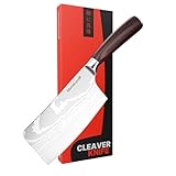 Matakumi Hackmesser 18 cm Klinge - 7 Zoll Extra Scharfe Küchenmesser Damast...