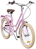 Actionbikes Kinderfahrrad Retrostar 20 Zoll - Kinder Fahrrad für Mädchen - Von...