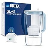 BRITA Glas Wasserfilter-Kanne hellblau (2,5l) inkl. 1x MAXTRA PRO All-in-1...