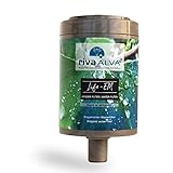 rivaALVA Life-EM Trinkwasserfilter Ersatzkartusche, Blockaktivkohle mit EM...
