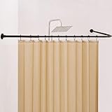 Crkmire L Form Duschvorhangstange, [61-94 cm] x [61-94 cm] Verstellbare...
