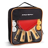 PRO SPIN Tischtennisschläger – Hochleistungs-Tischtennis Set | Premium...