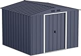Duramax ECO 8 x 8 (5.89 m²) Metallgerätehaus, feuerverzinktes Metall...
