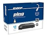 EDISION PING - OTT LINUX RECEIVER H265/HEVC schwarz, Stalker, Xtream, WebTV,...