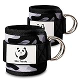 Slim Panda 1 Paar Fitness fußschlaufen kabelzug, Ankle Straps, Verstellbarer...