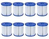 Bestway Filter für Pool Pumpen/Gr. 1-8 Stück