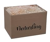 naturling Ostergras 500g - Natur Holzwolle für Osternest, Geschenkkörbe oder...