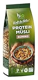 biozentrale Müsli Protein Schoko, 375 g veganes Bio-Müsli mit Sojaflocken,...