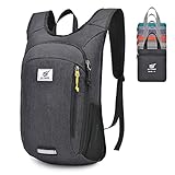 SKYSPER 10L Faltbarer Rucksack Ultraleicht Tagesrucksack Wasserfest Daypack...