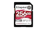 Kingston Canvas React Plus V60 SD 256GB SDXC UHS-II 280R/150W U3 V60 for Full...