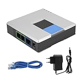 Der VoIP-Telefonadapter mit 2 Ports für Voice Over IP Ist Leicht und Tragbar...