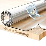 Glasklar Folie 2 mm + abgeschrägte Kante, Größe wählbar 90x160 cm,...