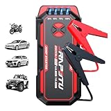 JRAPOTU Starthilfe Powerbank, 2500A Auto Starthilfe für 12V Fahrzeuge(Bis Zu...