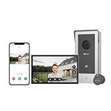 EZVIZ Video-Türsprechanlage, WiFi Türklingel mit 7' Farb-Touchscreen, 1080p...
