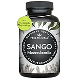 Sango Meereskoralle Kapseln - 180 Stück (2 Monate) - hochdosiert mit 660mg...