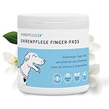 Hundepflege24 Ohrenreiniger Hund Fingerpads - 50 Stück als Ohrreiniger für...