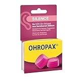OHROPAX Silence Ohrstöpsel – pinke VOR-Ohr-Stöpsel aus formbarem Silikon –...