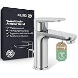 KLUDI-X1 Niederdruck Waschtischarmatur, Auslaufhöhe 95 mm, wassersparender...