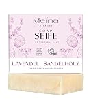 Meina Bio Sandelholz Seife, 100% Natürlich, Naturseife für trockene Haut mit...