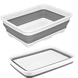 Roysmart Spülschüssel Faltbar Camping, 10L Waschschüssel Faltbar,...