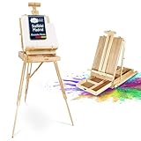 Artina Staffelei Holz Groß Leinwand bis max. 100cm Madrid – Malerstaffelei...