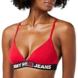 Tommy Hilfiger Damen Bralette Stretch, Rot (Primary Red), L