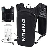 Laufweste Damen und Herren, verstellbare Laufweste mit 1500ml Trinkflasche, 5L...