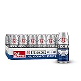 BECK'S Blue Alkoholfrei Pils Dosenbier, EINWEG (24 x 0.5 l Dose), Alkoholfreies...