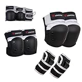 COMFORCE Erwachsene Knieschützer Ellenbogenschützer Handgelenkschützer 6 in 1...