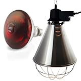 fratrisPRO Profi Wärmestrahler mit Sparschalter | Set 175 Watt Rotlichtlampe...