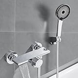 Auralum Badewannenarmatur mit Handbrause,Badewannenarmaturen Wasserfall mit...