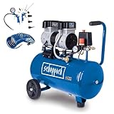 Scheppach HC26Si Ultra Silent Kompressor 24L | 1100W | 8bar | 66 dB(A) leise |...