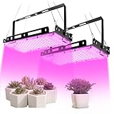 2 Stück Pflanzenlampe Vollspektrum, 96 LEDs Grow Lampe für Indoor, 20W...