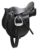 Kerbl Sattelset (Farbe schwarz, für Haflinger, Sattelgröße 17,5 Zoll,...