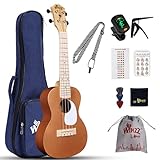 Winzz Ukulele Erwachsene Anfänger Set, Konzert Ukulele 23 Zoll, Kinder...