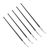 5 Stöcke Abgewinkeltes Eyeliner Pinsel Set für Perfektes Augen Make up,...