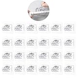 Liwein 24 Stück Selbstklebende Gardinenstangen Halterung, Gardinenstange Ohne...