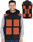 Beheizbare Weste, Heizweste für Damen Herren, Beheizte Jacke mit 3 Einstellbar...