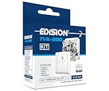 EDISION Antennendose Sat TVK-800 Kit: Durchgangsdose TV-R-SAT unterputz/aufputz...