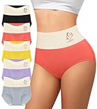 MIOTAN Damen-Unterwäsche, Baumwolle Unterhosen Frauen, 5er Pack, Bauch Weg,...