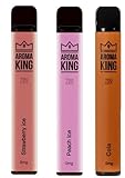 3 Stück - E Vape ohne Nikotin - Aroma King - 3x 700 Puffs | verschiedene super...