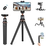 K&F Concept Handy-Stativ,MS01 Gorillapod mit Bluetooth-Fernbedienung,Flexibel...