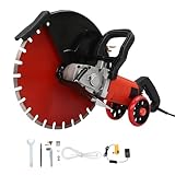 Levkitch Elektrisch Betonsäge 4100 W,Trennschneider Pflasterschneider 410mm...