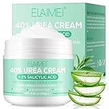 40% Urea Creme plus 2% Salicylsäure - Hyaluronsäure, Teebaum und Aloe Vera...